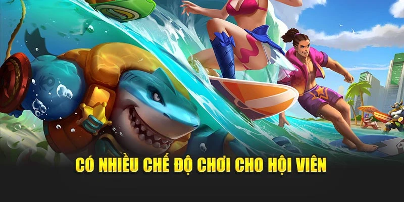 Có nhiều chế độ chơi cho hội viên